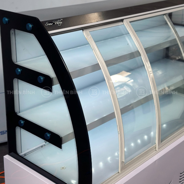 Tủ mát trưng bày kính cong 1m Snow Village DL-1.0 - ảnh 1 Tủ mát trưng bày Snow Village DL-1.0