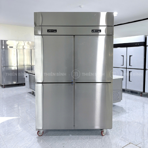 Tủ đông mát 4 cánh inox Lightcool LC-4I840FC - ảnh 1 Ảnh tủ đông mát 4 cánh inox Lightcool LC-4I840FC