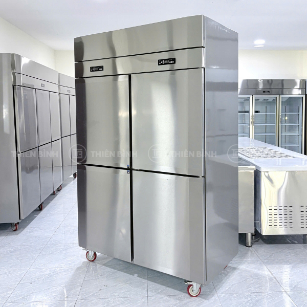 Tủ đông mát 4 cánh inox Lightcool LC-4I840FC - ảnh 2 Ảnh tủ đông mát Lightcool LC-4I840FC