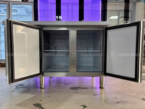 Bàn đông 2 chế độ đông hoặc mát 2 cánh 1m2 Lightcool LC-1275F (inox 430) - ảnh 2 Bàn đông 2 chế độ đông máy 2 cánh Lightcool LC-1275F