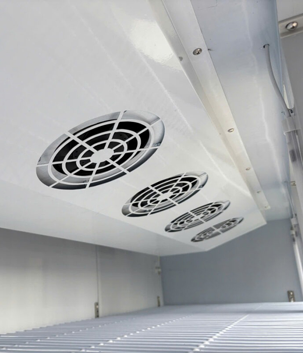 Tủ mát 3 cánh kính Lightcool LC-3K1600C (inox 430) - ảnh 4 Hệ thống quạt gió tủ Lightcool LC-3K1600C