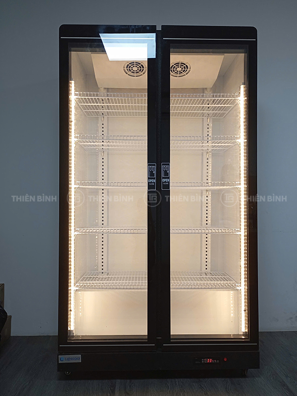 Mặt trước tủ mát 2 cánh kính Lightcool LC-2K1100C