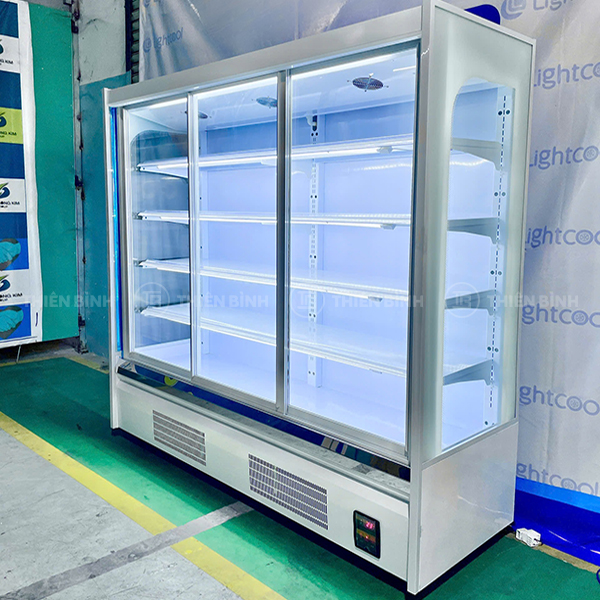 Tủ mát siêu thị kính lùa 2m Lightcool LC-2000 - ảnh 2 Thiết kế tủ Lightcool LC-2000