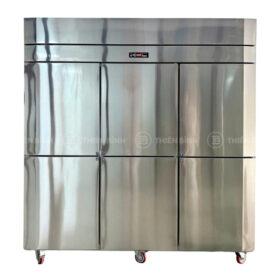 Tủ đông 2 chế độ đông hoặc mát 6 cánh inox Lightcool LC-6I1253F