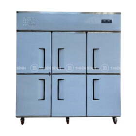 Tủ đông mát 6 cánh inox Lightcool LC-6I1600FC (làm lạnh trực tiếp)
