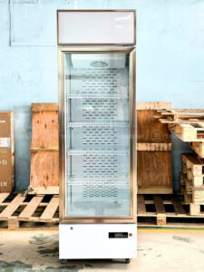 Tủ mát 1 cánh kính Lightcool LC-1K400C (màu trắng) - ảnh 1 Tủ mát 1 cánh kính Lightcool LC-1K400C màu trắng