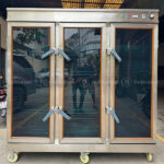 Tủ sấy bát 3 cánh kính