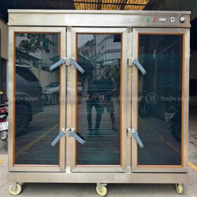 Tủ sấy bát 3 cánh kính