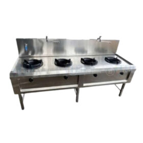 Bếp á 4 họng đốt kiềng gang