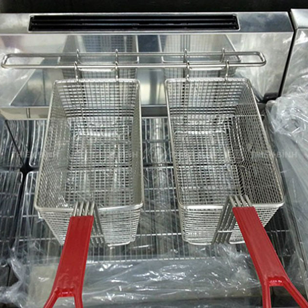 Bếp chiên nhúng gas Rinnai RFA-327G - ảnh 2 giỏ chiên bếp Rinnai RFA-327G