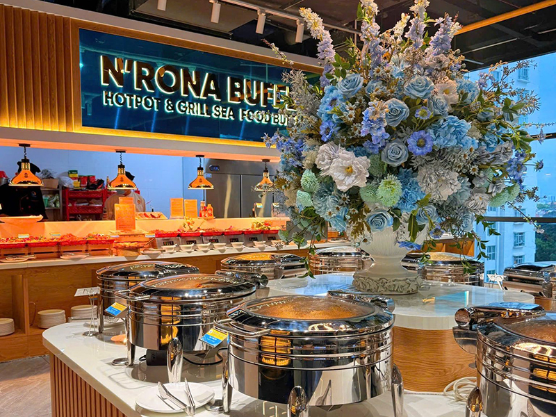Cung cấp thiết bị cho nhà hàng buffet N'Rona - Aeon Mall Tân Phú - ảnh 1 Nhà hàng N'Rona