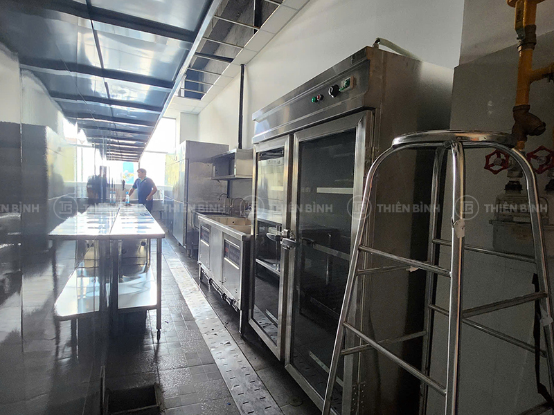 Cung cấp thiết bị cho nhà hàng buffet N'Rona - Aeon Mall Tân Phú - ảnh 14 Khu vực vệ sinh bát đĩa bên trong