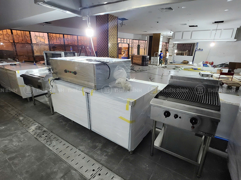 Cung cấp thiết bị cho nhà hàng buffet N'Rona - Aeon Mall Tân Phú - ảnh 7 Sắp xếp thiết bị theo thiết kế