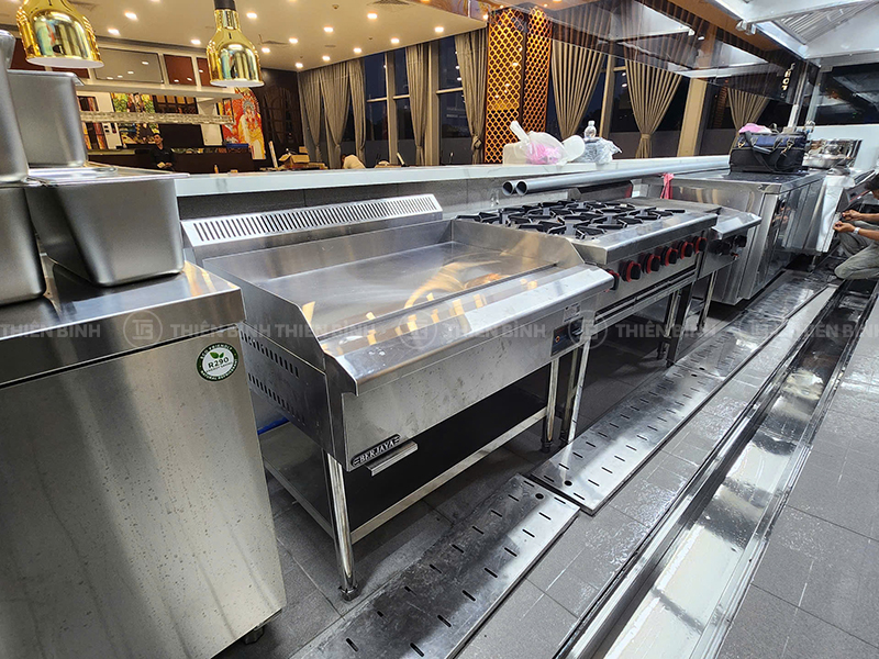 Cung cấp thiết bị cho nhà hàng buffet N'Rona - Aeon Mall Tân Phú - ảnh 12 Thiết bị được lắp đặt đảm bảo tiêu chuẩn an toàn