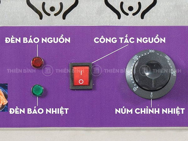 Điều khiển bếp chiên tách dầu 16L