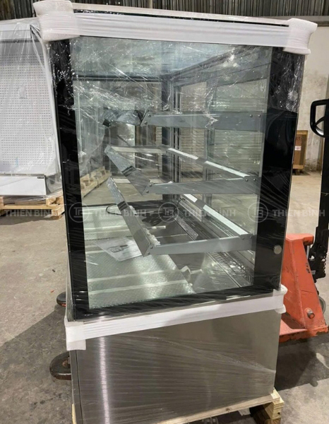 Tủ trưng bày bánh 4 tầng 1m2 kính vuông Sanden SKR-1203G - ảnh 3 Tủ bánh Sanden SKR-1203G