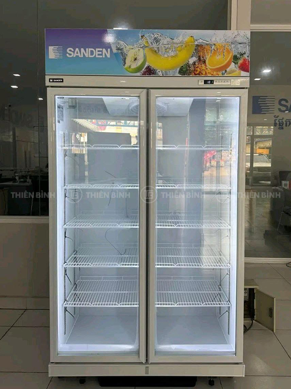 Tủ mát 2 cánh kính Sanden YPC-1100 - ảnh 2 tủ mát 2 cánh kính Sanden YPC-1100