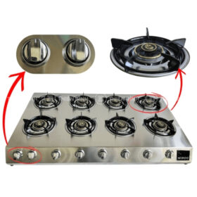 Ảnh bếp gas công nghiệp 8 họng Windo