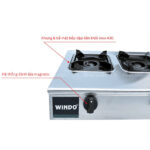 Bếp gas 4 họng gang Windo - 412