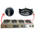 Bếp gas 4 họng Windo 418