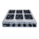 Bếp gas công nghiệp 6 họng gang Windo-612