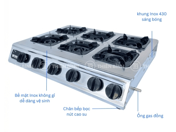 Bếp gas công nghiệp Windo-612