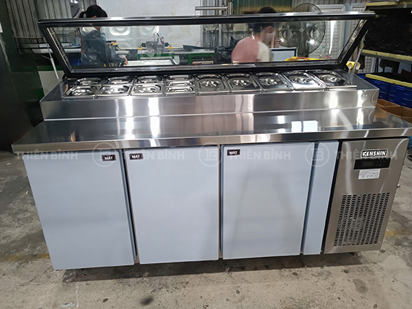 Hình ảnh bàn salad 3 cánh 1m8 Kenshin KS-PZ1875CI