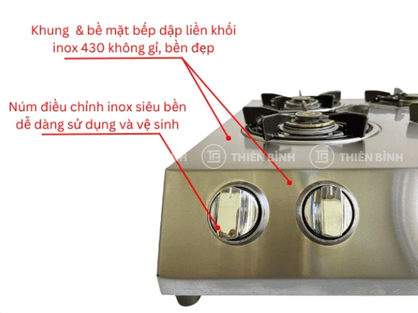 Khung bếp gas công nghiệp 10 họng Windo