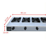 Kích thước bếp công nghiệp Windo - 412