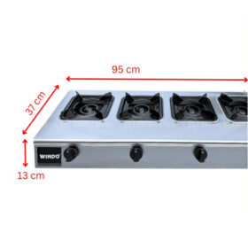 Kích thước bếp công nghiệp Windo - 412