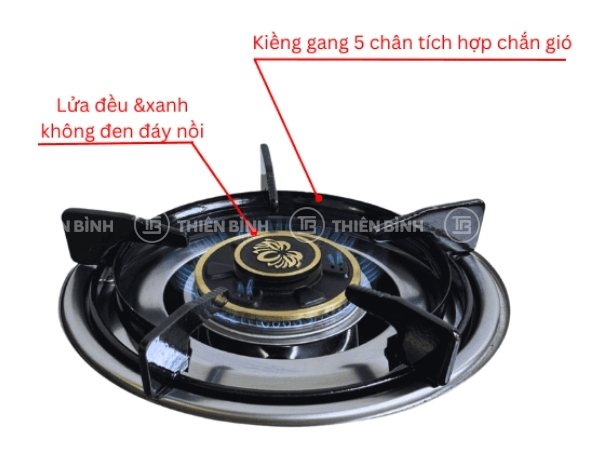 Kiềng bếp gas công nghiệp 10 họng Windo